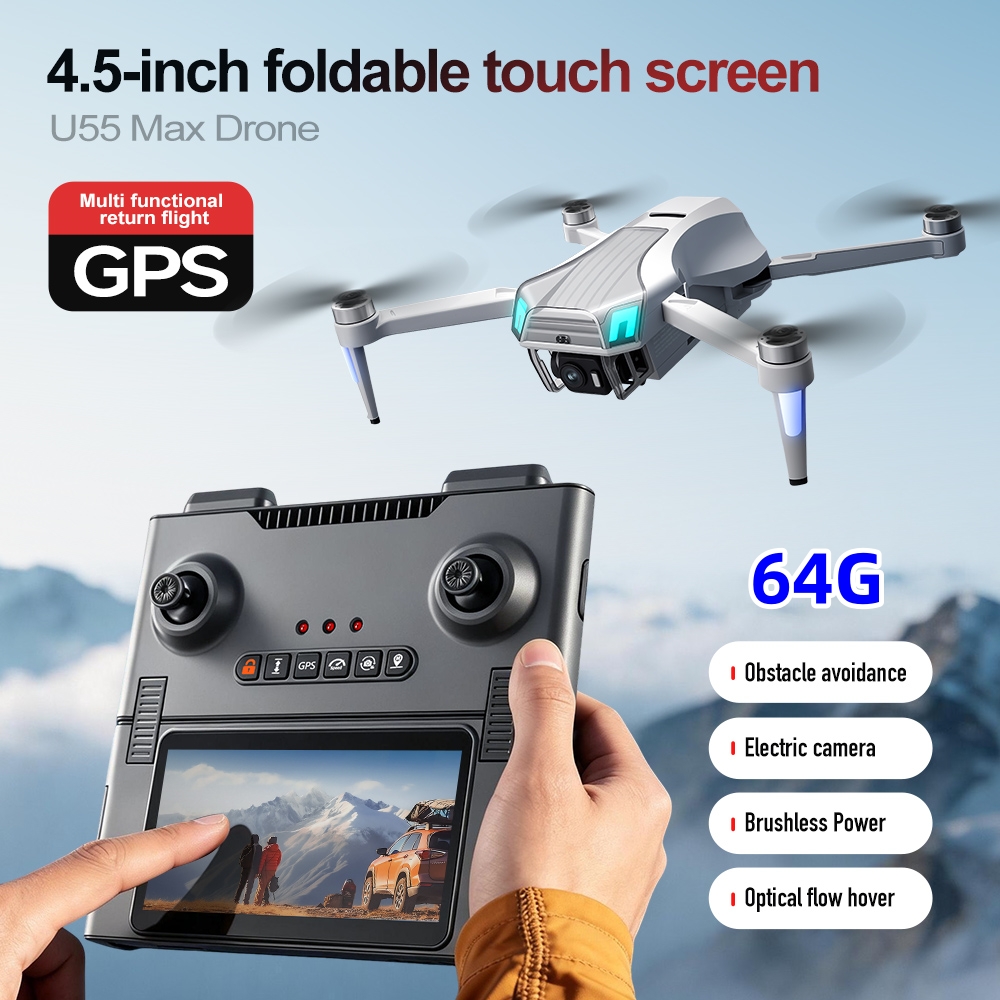 NCZOBOE U55 GPS 드론, 스크린 리모컨, 8 - Drone Gimbal 2 Axis 리뷰 및 가격