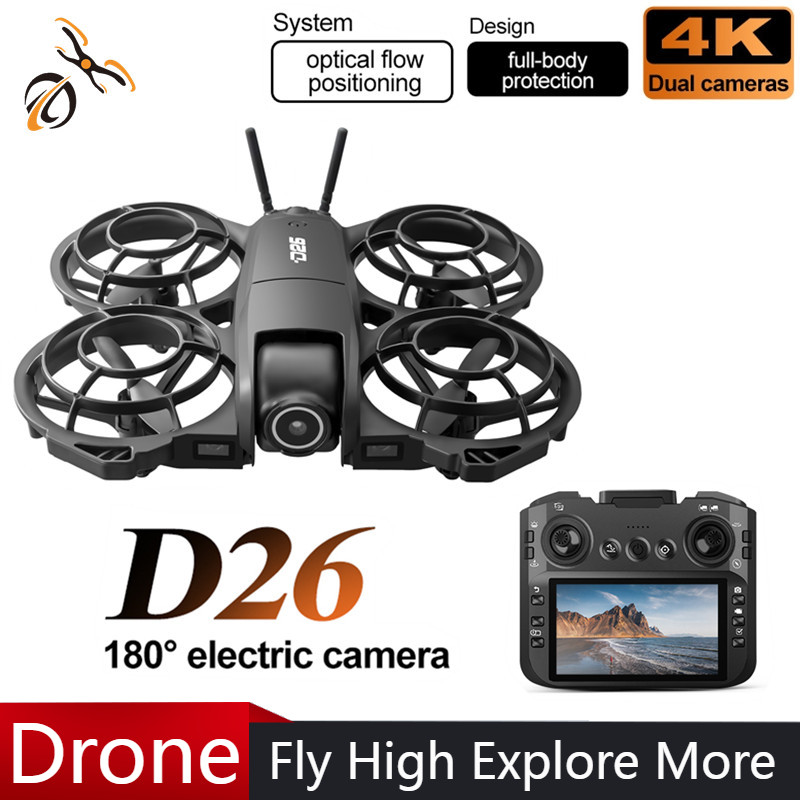 D26 드론 4K 항공 HD 180 °   카메라 드론 - Drone Gimbal Case 리뷰 및 가격