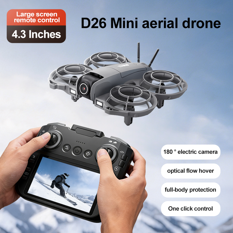 D26 드론 4K 항공 HD 180 °   카메라 드론 - Drone Gimbal Case 리뷰 및 가격