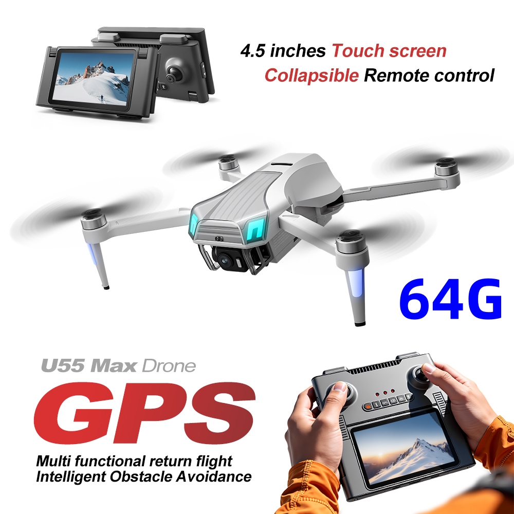 NCZOBOE U55 RC 드론 HD 듀얼 카메라 Wi - Drone Gimbal 3 Axis 리뷰 및 가격